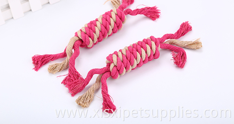 factory sell candy cotton rope chew pet toy for dog